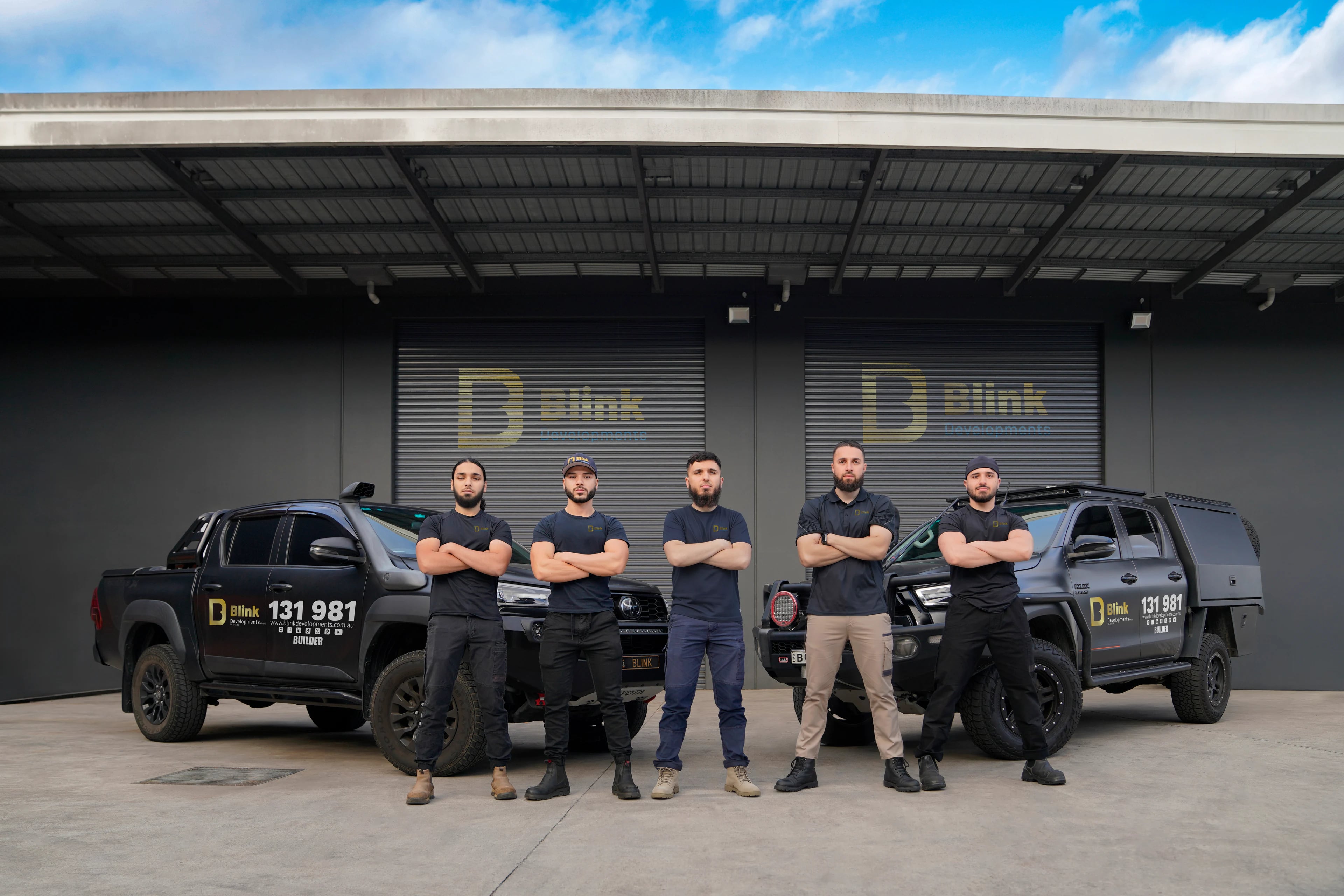 The Bathroom Renovation Ryde team with their work vehicles